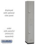 Salsbury Industries - 12" Wide Double Tier Heavy Duty Plastic Lockers - Model # 42168BLU