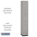 Salsbury Industries - 12" Wide Triple Tier Heavy Duty Plastic Lockers - Model # 43168GRY