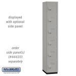 Salsbury Industries - 12" Wide Six Tier Box Style Heavy Duty Plastic Lockers - Model # 46168GRY