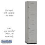 Salsbury Industries - 18" Wide Four Tier Heavy Duty Plastic Lockers - Model # 18-44168GRY
