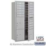 Salsbury Industries - 4C Recessed Mounted Mailboxes - Model # 3716D-15 in Aluminum