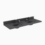 Sloan® - ELC-42000 SloanStone® 2-Station Wall-Mounted Counter Top Sink