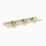 Sloan® - ELC-73000 SloanStone® 3-Station Wall-Mounted Counter Top Sink