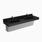 Sloan® - ELC-82000 SloanStone® 2-Station Wall-Mounted Counter Top Sink