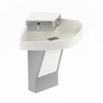 Sloan® - EWF-42000 SloanStone® 2-Station Wall-Mounted Wash Fountain Sink