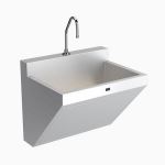Sloan® - ESS-2100 Stainless Steel 1-Station Wall-Mounted Scrub Sink