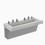 Sloan® - AER-DEC® 2-Station Wall-Mounted Sink - AD-82000 BASYS®