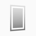 Sloan® - Sloan Wall-hung Hardwired 4 Inset LED Mirror - ML 4 Inset-24x36-6000K