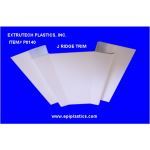 Extrutech Plastics, Inc. - P0140 Double-J, Ceiling Ridge Trim