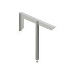 Rakks Architectural Shelving and Hardware - Pole Supported Counter Bracket