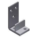 Crown Industrial - Side Mounted Concealed "T" Guide x ( ")-Alum.