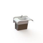 Intersan by AquaDesign Manufacturing - Lavatory Systems - Solidwave High-Low Single (High Version)