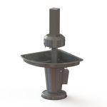 Intersan by AquaDesign Manufacturing - Washfountains - Sanispray Piezo Corner