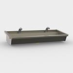 Intersan by AquaDesign Manufacturing - Wash Basins - Two User Wash Basin