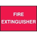 Seton Identification Products - Facility Signs For Rough Surfaces - Fire Extinguisher