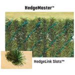 PrivacyLink - Chain Link Fence with “Factory Inserted Slats”™ - HedgeMaster™ (2” Mesh - Semi Privacy)