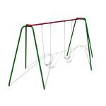 Landscape Structures, Inc. - 5000 Series Swing Frame 10' Height Anti-Wrap Hangers