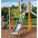 Landscape Structures, Inc. - Stainless Steel Slide w/SteelX® Hood