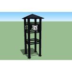 Icon Shelter Systems Inc - Clock Towers Hip TH13-34M-P6-30-90-30