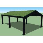 Icon Shelter Systems Inc - LiveShade LiveRoof Gable LG20x32QU-P4-70-100-35