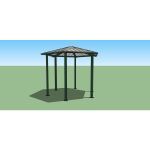 Icon Shelter Systems Inc - Hexagon Shelter HX16-10M-P4-43-120-30