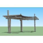 Icon Shelter Systems Inc - Arbor (Curved Cantilever) AT10x28K-P0-43-105-30