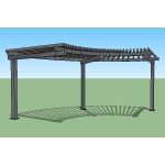 Icon Shelter Systems Inc - Arbor (Curved Cantilever) AT10x28K-P0-50-90-30