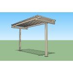 Icon Shelter Systems Inc - Arbor (Straight Cantilever) AS9x20-12K-P0-20-90-150