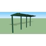 Icon Shelter Systems Inc - Arbor (Straight Cantilever) AS9x40K-P1-30-90-30