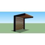 Icon Shelter Systems Inc - Arbor (Straight Cantilever) AS8x10K-P0-20-90-150