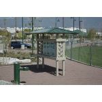 ICON Shelter Systems Inc. - Transit Hip Shelter with Multi-Rib Roof Panels - UH4X8M-P4-70-120-150