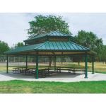 ICON Shelter Systems Inc. - Stretched Hexagon - SX35X51M2C-P5-25-90-30