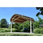 ICON Shelter Systems Inc. - Tapered Rectangular Gable Bandshell - TRG30X25.5TS-P4-20-90-40