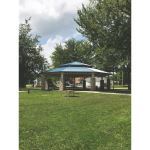 ICON Shelter Systems Inc. - Craftsman Octagon Shelter with 2 Tier Clerestory Design - CC36M2C-P4-20-90-150