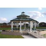 ICON Shelter Systems Inc. - Two Tier Octagon Shelter - OC26TA2C-P6-20-90-0