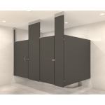Hadrian Solutions ULC - Ceiling Hung Powder Coated Metal Toilet Partitions