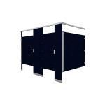 Hadrian Solutions ULC - Headrail Braced Solid Plastic Toilet Partitions