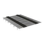 KADEE Industries - Entec 58 - 5/8” Stainless Steel Grating With Carpet Inserts