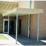 Childers Carports & Structures, Inc. - Walkway Canopy w/ Soffit Model (WCS-9)