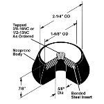 Acoustical Surfaces, Inc. - R & RL Neoprene Machine Leveling Mounts