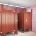 ASI Accurate Partitions - Plastic Laminate Moisture Guard™ Edge Banding Toilet Partitions