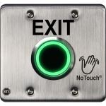Safety Technology International, Inc. - NoTouch® Stainless Steel IR Switch, US Double-Gang, EXIT - NT-SS201-EN