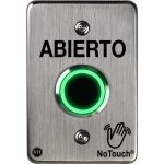 Safety Technology International, Inc. - NoTouch® Stainless Steel IR Switch, US Single-Gang, ABIERTO Spanish - NT-SS102-ES