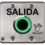 Safety Technology International, Inc. - NoTouch® Stainless Steel IR Switch, US Double-Gang, SALIDA Spanish - NT-SS201-ES