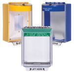 Safety Technology International, Inc. - Universal Stopper® without Horn, Flush, Fire Label - STI-13010FR