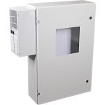 Safety Technology International, Inc. - Metal Protective Cabinet with AC & Heater and Window36 x 24 x 8" - EM362408WA