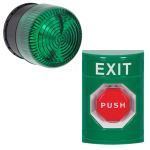 Safety Technology International, Inc. - Stopper® Station with Select-Alert Siren/Strobe-STI-SA5500-G/SS2105XT-EN