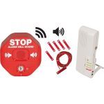Safety Technology International, Inc. - Wireless Exit Stopper® Double Door with Voice Receiver-STI-V6402WIR4