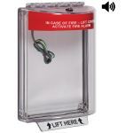 Safety Technology International, Inc. - Universal Stopper® with Horn & Relay, Flush, Fire Label - STI-13030FR