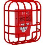 Safety Technology International, Inc. - Horn/Strobe/Speaker Damage Stopper®, Wall Mounted - Red - STI-9754-R